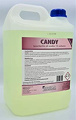 Foto de Candy 5 litros Lejía de hipoclorito de sodio 15 Volúmenes Súper concentración al 12% Litros Tienda Deterdem