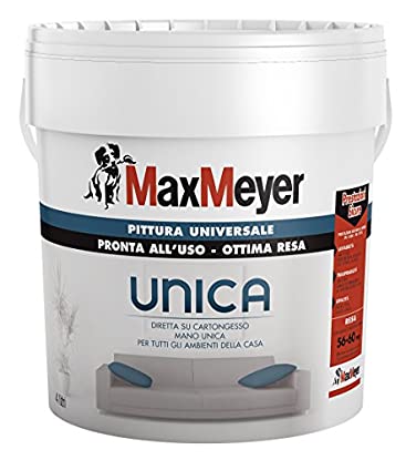 Max Meyer Pintura para paredes de cartón yeso mate lista para usar Unica 4lt: ver precio y características Foto de Max Meyer Pintura de pared de cartón yeso mate lista para usar Unica 4lt