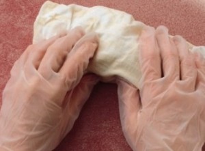 Acristalamiento de tela bicolor