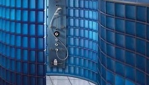 Cómo hacer una pared de bloques de vidrio