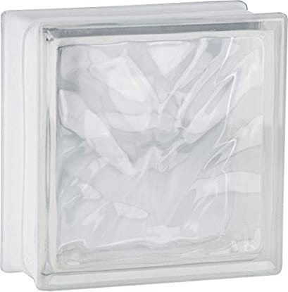 Patrón de ladrillo de vidrio "Nube": ver precio y características Foto del patrón de ladrillo de vidrio "Nube"