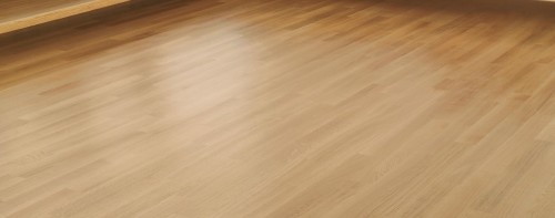 parquet sobre suelo existente puesto y pulido