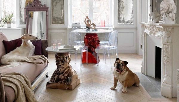 Una casa estilo imperio.