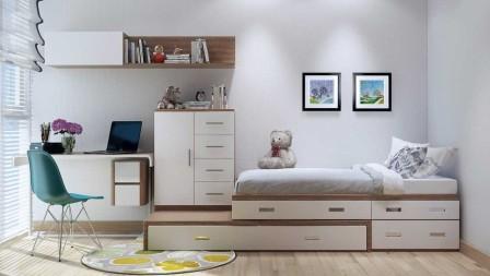 cama contenedor con cajonera