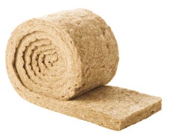 rollo de lana de roca