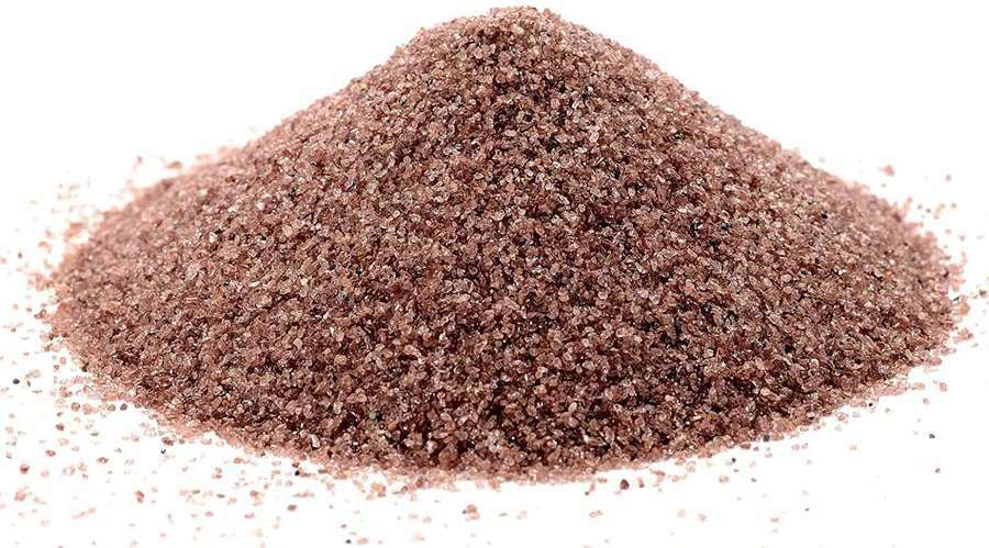 Granate australiano abrasivo para arenado ligeramente polvoriento