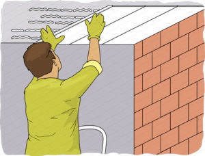 paneles de pvc de techo pegado