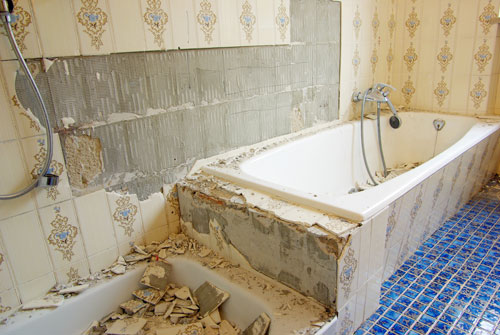 romper bañera