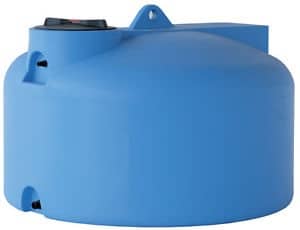 Foto del tanque de agua de color azul