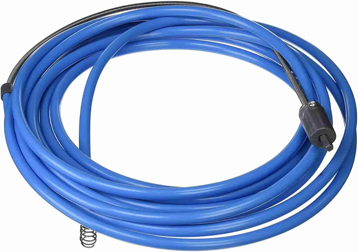 El hurón del fontanero se enchufa en un taladro eléctrico