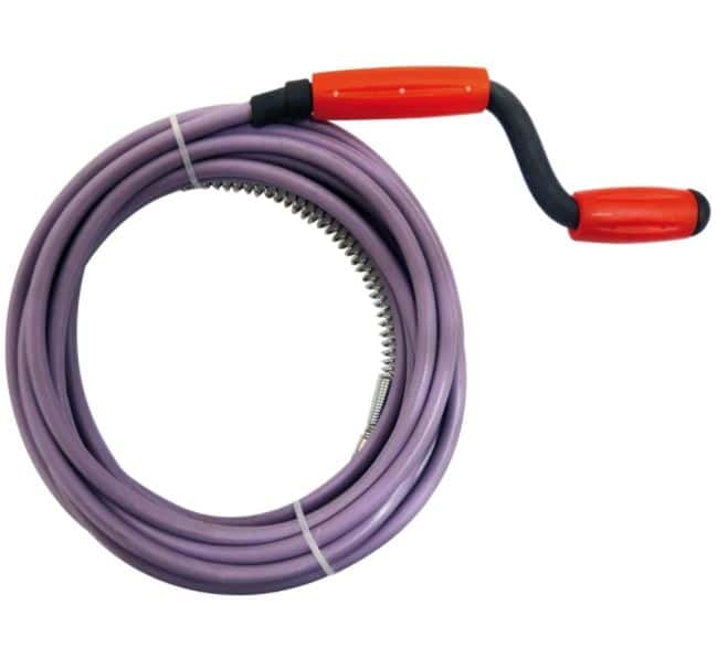 El hurón del fontanero enfundado